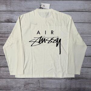 NEW Stussy x Nike Dri-FIT Mesh Jersey Sail size S